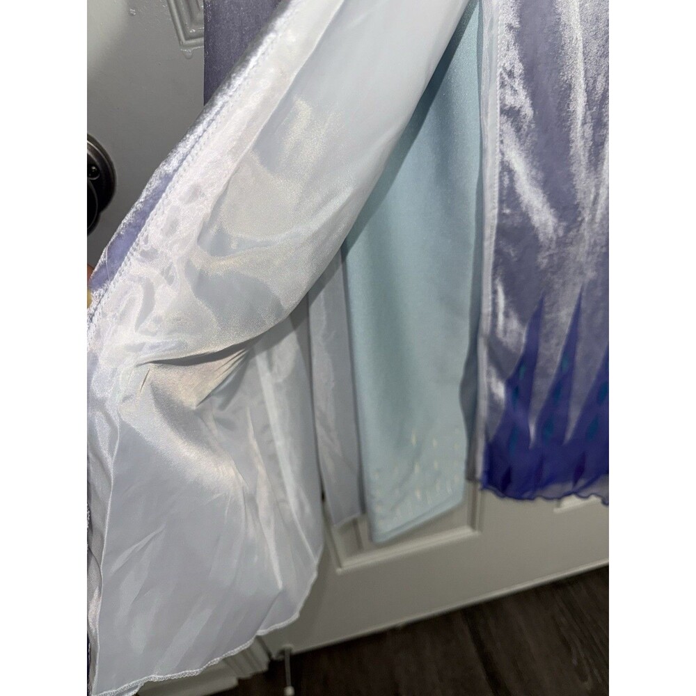 Disney Store Frozen 2 Queen Elsa Costume Dress Size 9/10 Elsa Snow Queen New - Picture 14 of 16